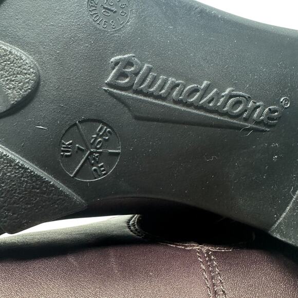 Blundstone Heeled Boots 1963 Chelsea Leather Copper Bronze Rose Gold Size US 10 - Picture 12 of 12